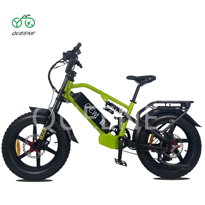 QUEENE Electric fat tire bike 48V 1000W ebike electric bike 20