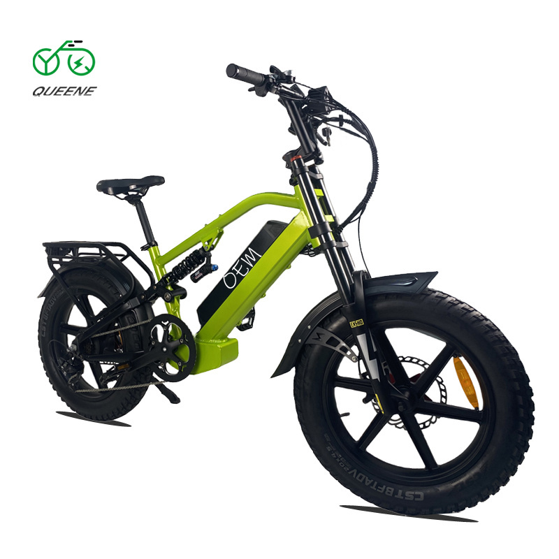 QUEENE Electric fat tire bike 48V 1000W ebike electric bike 20