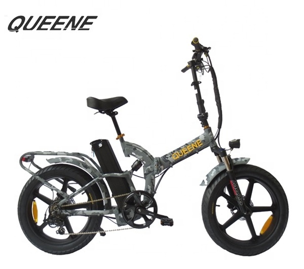 QUEENE/New style 20inch electric folding bike BSKS13 buy fat tire electric folding bike in china