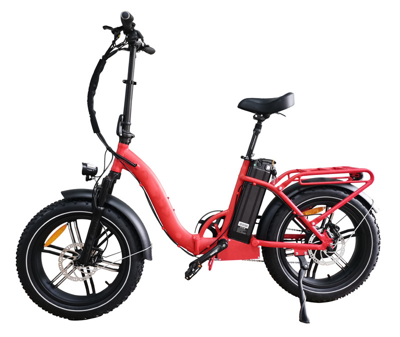 QUEENE/20*4.0 750W-1000W Aluminum Frame Fat Tire Electric Folding Bike Big Power Snow Bike electric bicycle fat tire