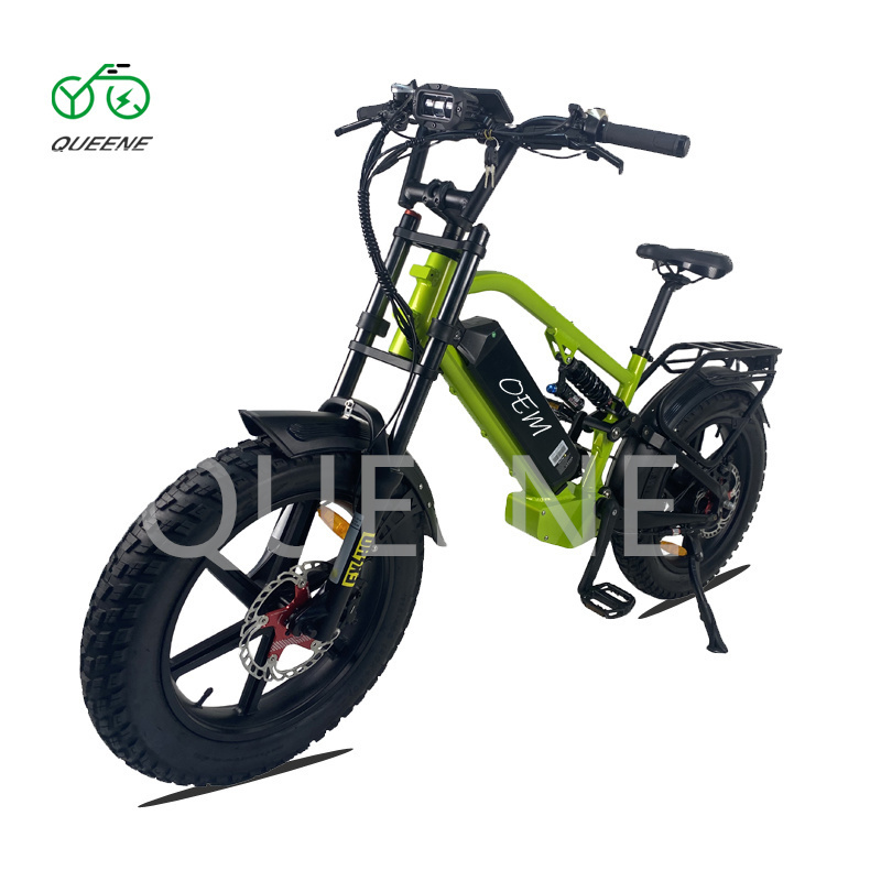 QUEENE Electric fat tire bike 48V 1000W ebike electric bike 20