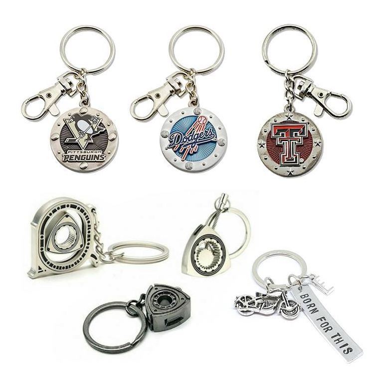 Toy Story Chains Cute Cheap Holder For Charms Metal Hook Luxury Dog Opener Diy Key Chain 2D Sneaker Brass Bull Keychain