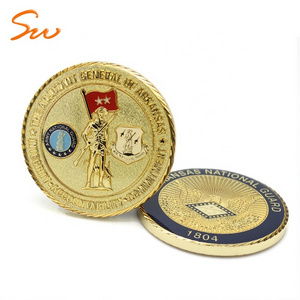 Custom Big Size Copper Plated Souvenir Coin Custom Challenge Coin