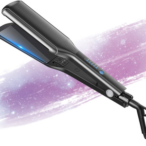 Custom OEM Max Hair Irons Super Wide Titanium 2.2 Inch Plate Flat Iron Professional Wholesale Hair Straightener