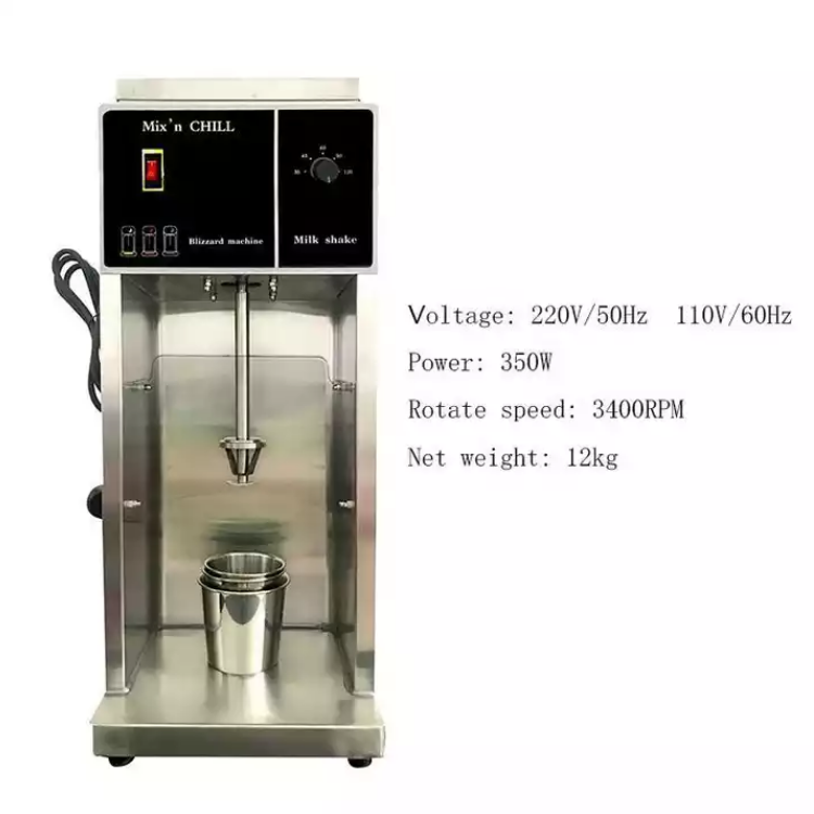 Hot factory direct frozen yogurt blending ice-cream-machine-swirl electric 5l ice cream blender mixer machine on sale