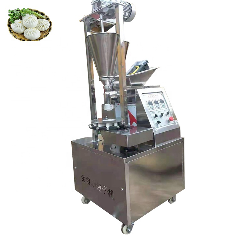 Baozi Bao Pow Fully Folding Siopao Maker Automatic Small Momo Making Steamed Vegetable Stuffed Bun Machine