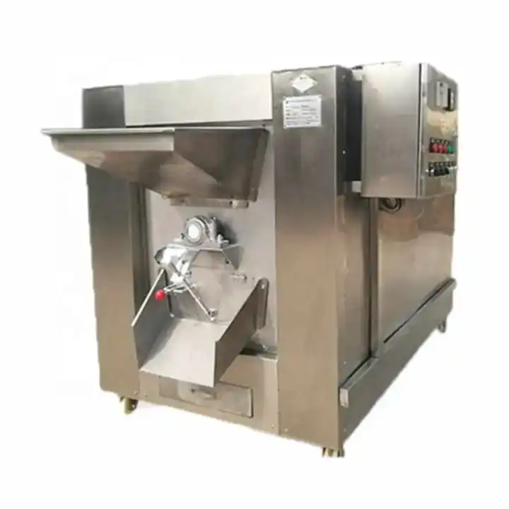 Automatic Malt Almond Sesame Grain Toasting Sunflower Seeds Cashew Cocoa Bean Chestnut Roaster Nut Peanut Roasting Machine Price