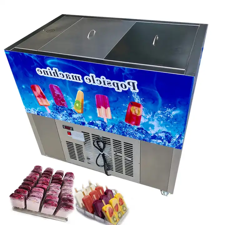 Long Service Life Ice Lolly Machine / Ice Cream Machine And Popsicle / Ice Lollipop Popsicle Machine