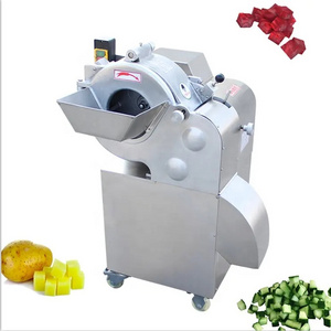 Industrial cube cutting commercial vegetable dicer carrot onion kiwi fruit apple mango vegetable dicer machine