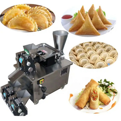 Factory price 110v 220v 240v Automatic Dumpling Gyoza Machine/Russia Ravioli/Pierogi/Pelmeni/Empanada Samosa Making Machine