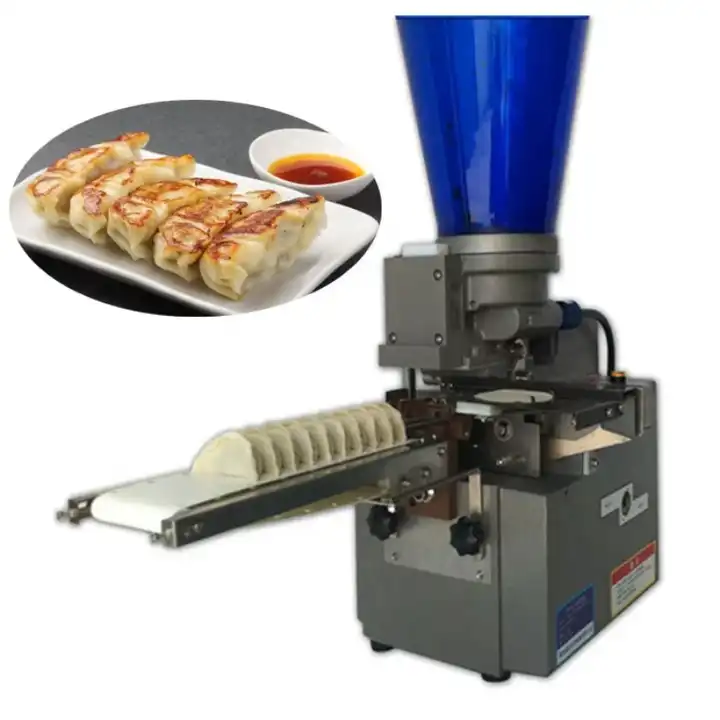 High Efficiency Japanese Gyoza Maker Machine Gyoza Dumpling Making Machine Table Top Semi Automatic Chinese Dumpling Machine