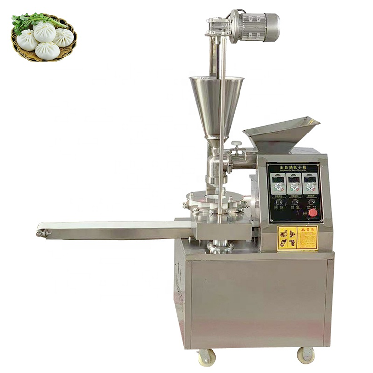 Baozi Bao Pow Fully Folding Siopao Maker Automatic Small Momo Making Steamed Vegetable Stuffed Bun Machine