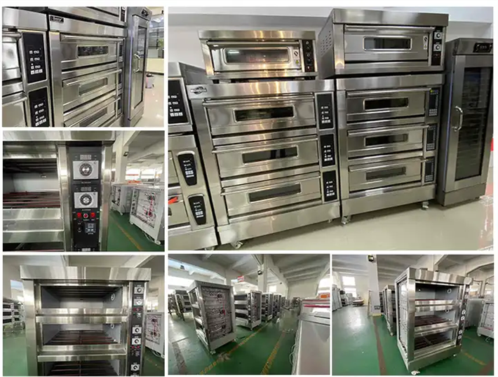 gas electronic coal 32 64 trays one or two trolley oven bakery rotary rack oven