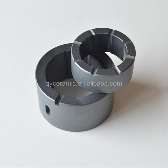 sic bearing sleeve Wear resistance silicon carbide bearing/bushing sic bush bearing for pump ceramic roller sic