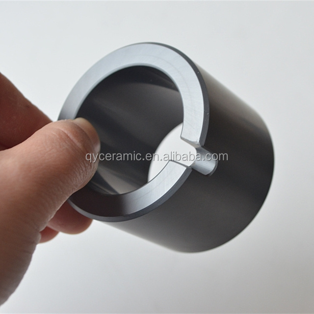 sic bearing sleeve Wear resistance silicon carbide bearing/bushing sic bush bearing for pump ceramic roller sic