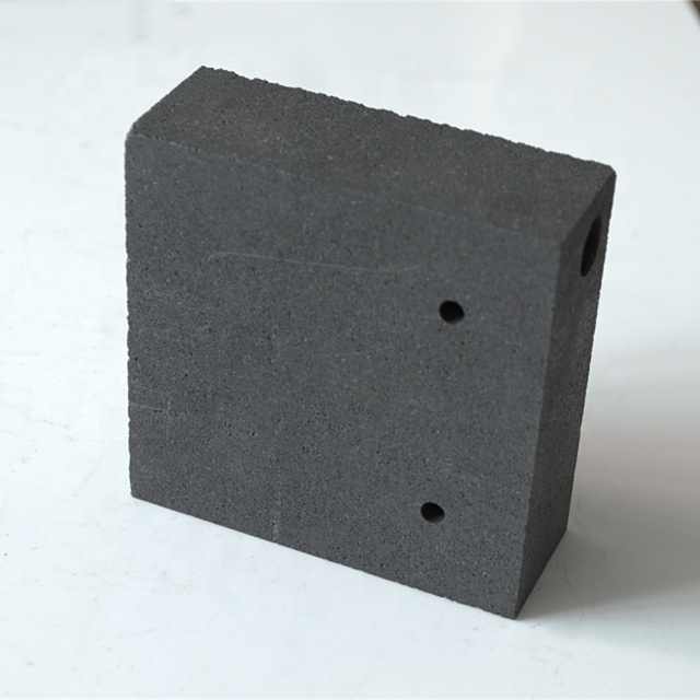 High purity Refractory graphite block with holes for Industrial machinery use