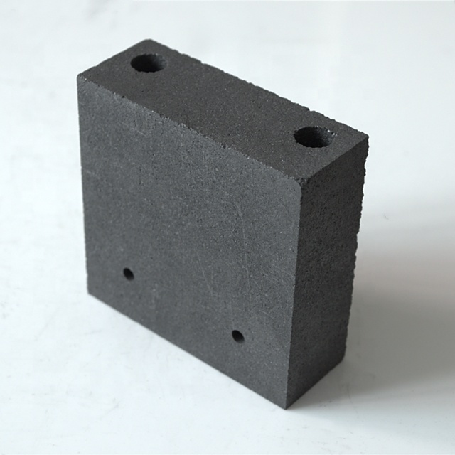 High purity Refractory graphite block with holes for Industrial machinery use