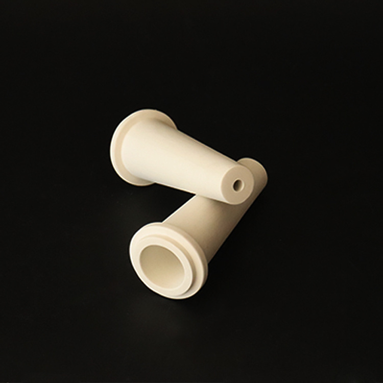 High-frequency porcelain 95% al2o3 alumina welding ceramic nozzle for sandblasting