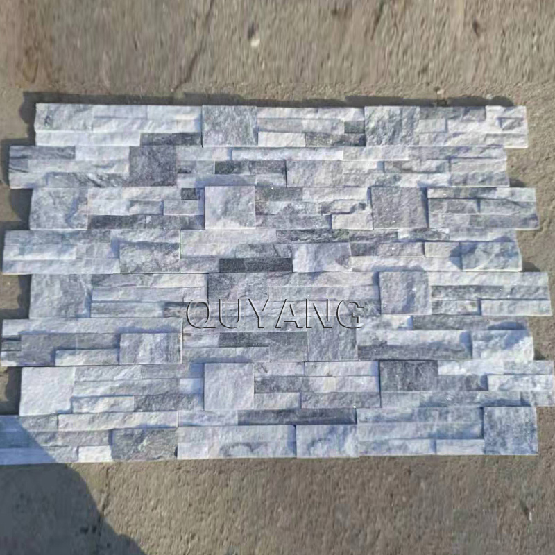 QUYANG Wholesale House Exterior Slate Wall Panels Granite Slabs Natural Stone Tiles Wall Cladding