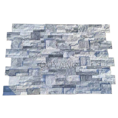 QUYANG European House Decor Exterior Slate Cladding Stone Wall Tile Natural Culture Stone Marble Slab Panel