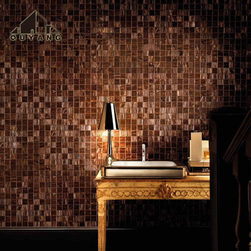 QUYANG Wholesale Hotel Home Bathroom Kitchen Backsplash Wall Mosaic Tile Marble Glass Metal Mosaic