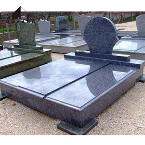 QUYANG European Style Modern Dead Monument Natural Stone Cemetery Tombstone Granite Headstones For Graves