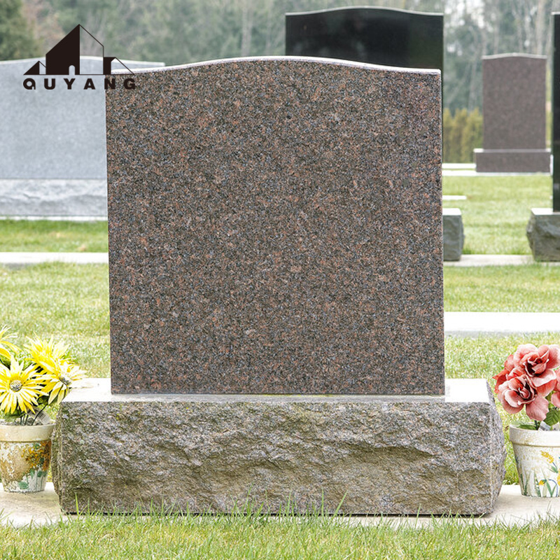 QUYANG Popular Design European American Style Granite Tombstone And Monuments Stone Gravestone Wholesale