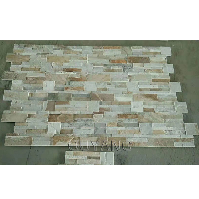 QUYANG Building Decorative House Cladding Panels Artificial Natural Stone Tiles Culture Stone Outdoor Wall Veneer