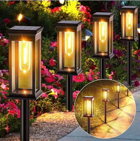 Outdoor garden decoration access waterproof automatic on/off wireless landscape solar pile lawn light