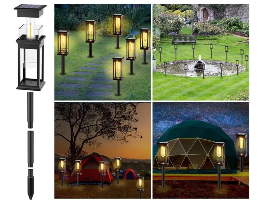 Outdoor garden decoration access waterproof automatic on/off wireless landscape solar pile lawn light