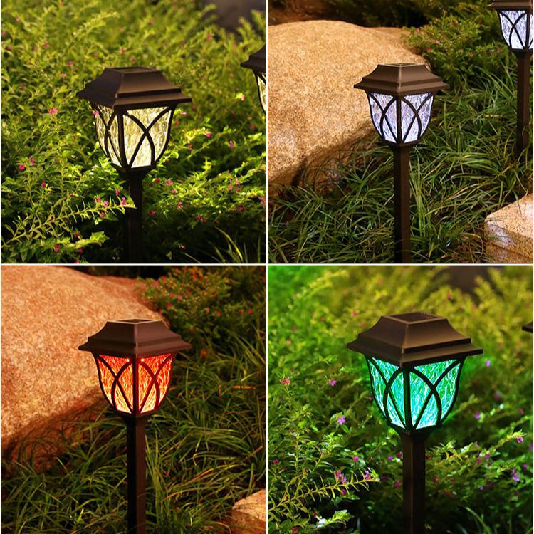 Best Selling Solar Pathway Landscape Lamp Outdoor Waterproof LED Solar Garden Stake Light for Lawn Yard Patio Hallway Decoration