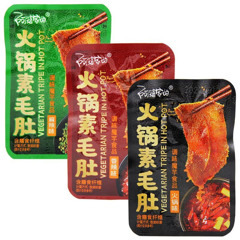 APOJIA Tripe Shape Konjac Snack Hotpot Flavor 200g