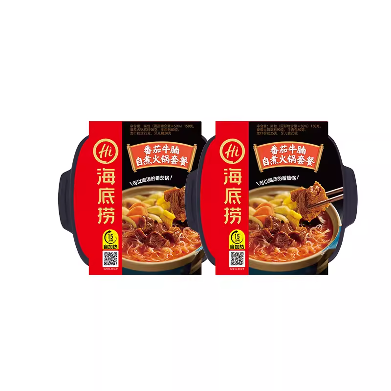 HAIDILAO Self Heating Packaging Hotpot Sauce Soup With Tmoto Beef Food