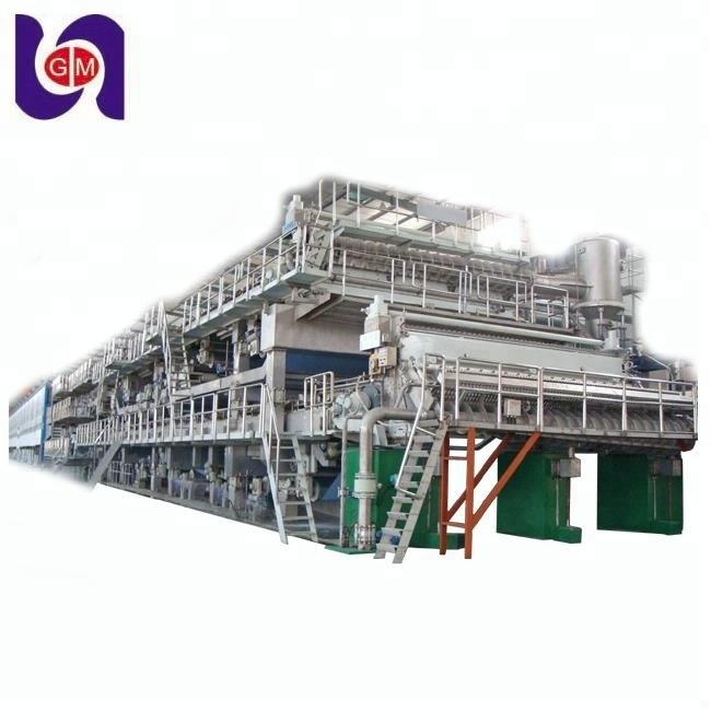 Kraft Paper Making Machinery Kraft Paper Mill Production Machines Equipment, Recycled Paper Making Machine Customization