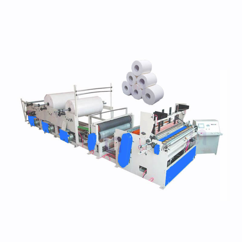 Fully Automatic 1092Mm Toilet Paper Rewinding Machine Embossing Roller For Sale