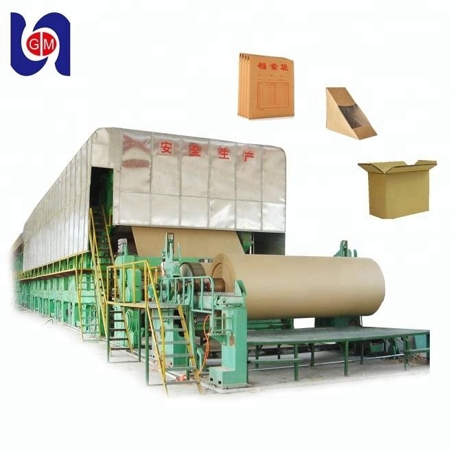 Paper Board Mill Production Line Cutting Paperboard Folding Printing Cardboard Making Machine Prices