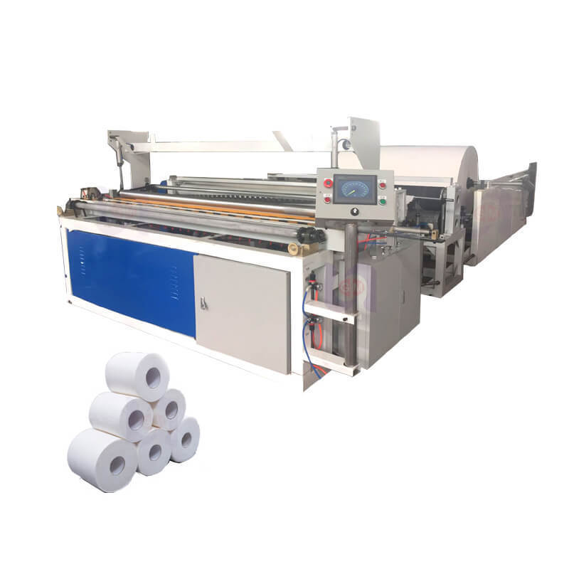 Fully Automatic 1092Mm Toilet Paper Rewinding Machine Embossing Roller For Sale