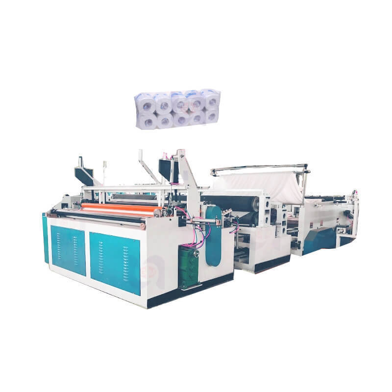 Fully Automatic 1092Mm Toilet Paper Rewinding Machine Embossing Roller For Sale