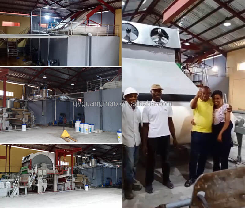 1 ton jumbo roll tissue paper machine price in nigeria