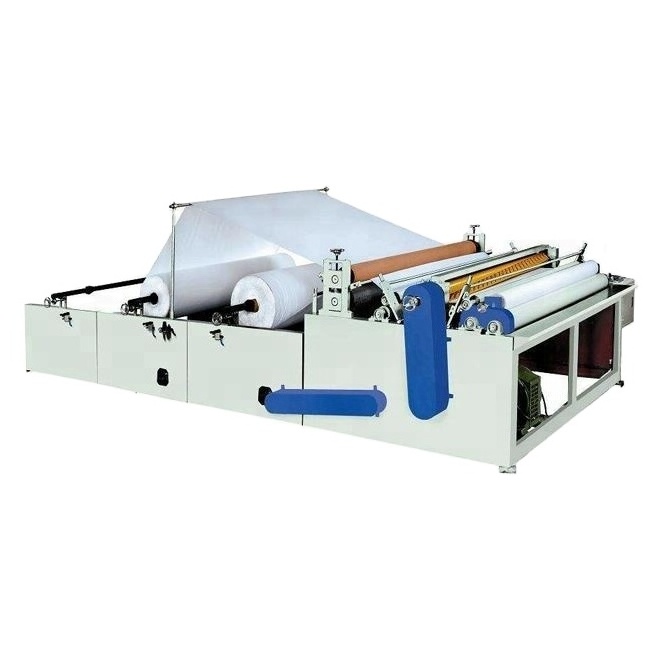 Fully Automatic 1092Mm Toilet Paper Rewinding Machine Embossing Roller For Sale