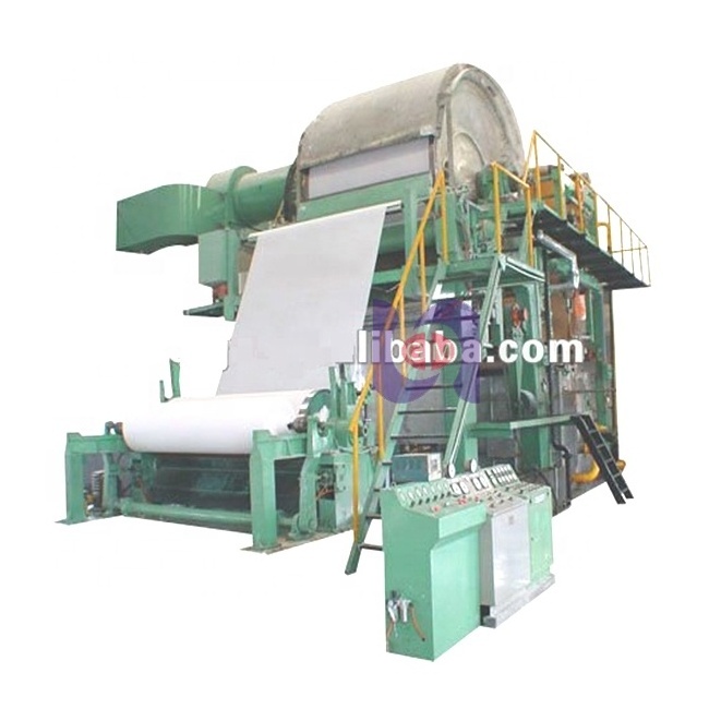 Guangmao 1880mm model small waste paper recycle toilet tissue paper complete production line