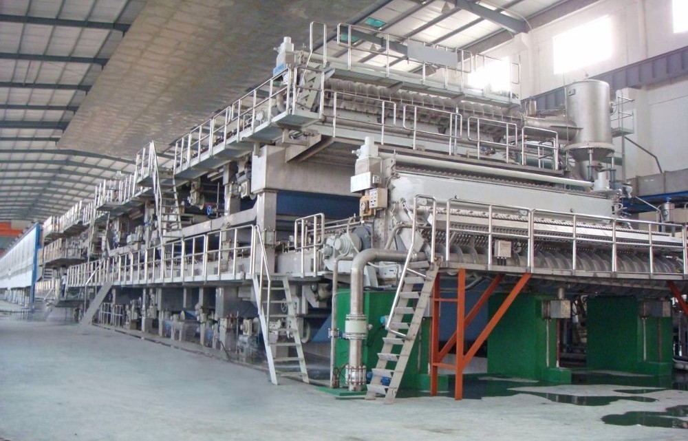 Qinyang guangmao machinery recycling waste paper machine and cardboard to make craft paper rolls