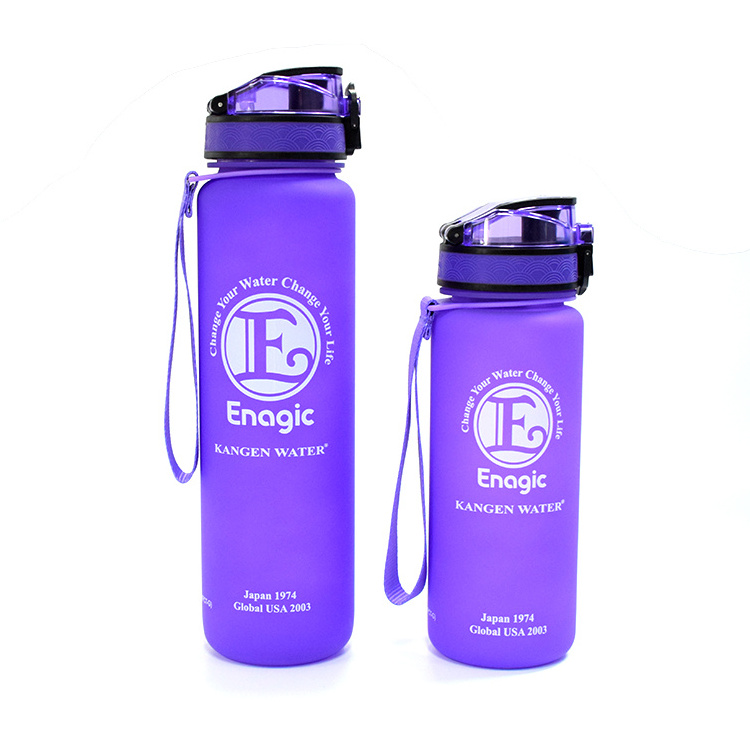 500ml 600ml 1000ml Portable Plastic Kangen Water Bottle for Outdoor