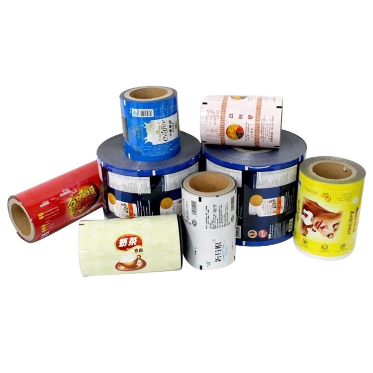 High quality food grade custom plastic aluminium foil film roll PET OPP packaging film roll for snack potato chips cookie