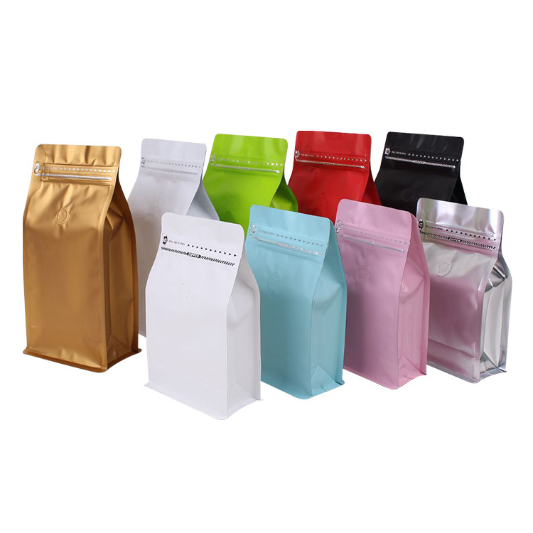 Factory Direct Coffee Bag Packaging Zipper Top Coffee Stand Up Pouch