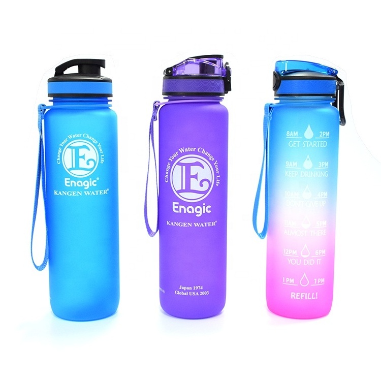 Outdoor drink small portable water bottle 500ml 18oz 600ml 24oz sports drinking kangen water bottles