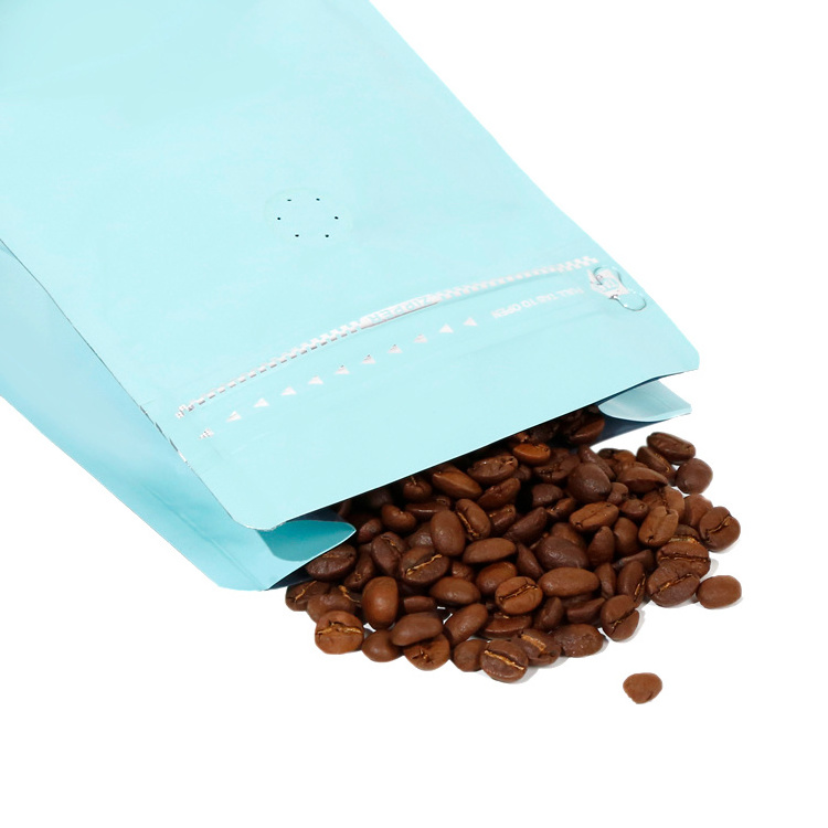 Factory Direct Coffee Bag Packaging Zipper Top Coffee Stand Up Pouch