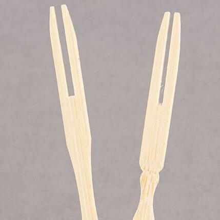 Manufacturers Direct Selling Natural Bamboo Wooden Dessert Cake Fork Watermelon Fruit Fork Chip