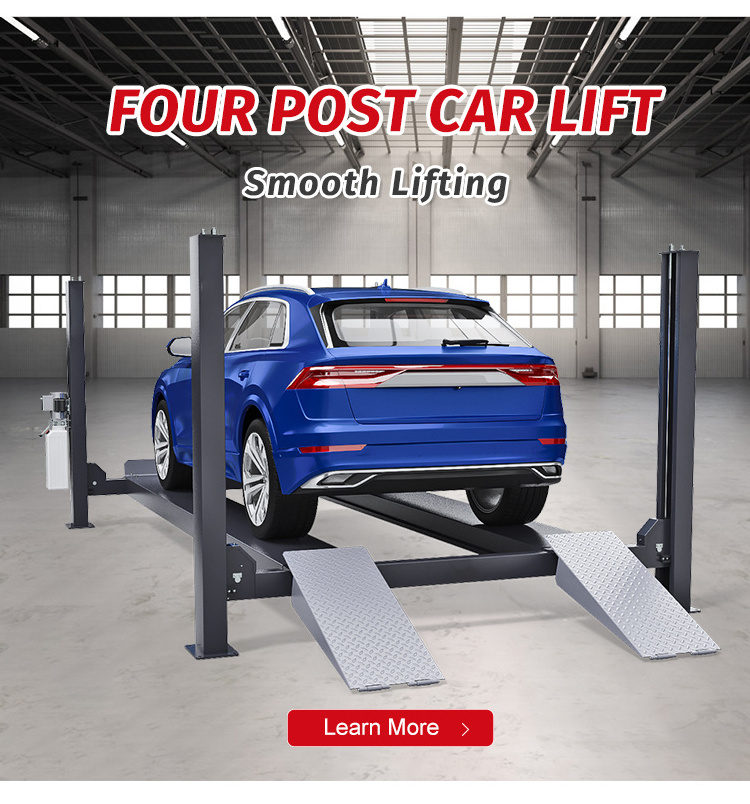 Hot Sale 4 Post Vehicle Lift Portable Automotive Car Lifts