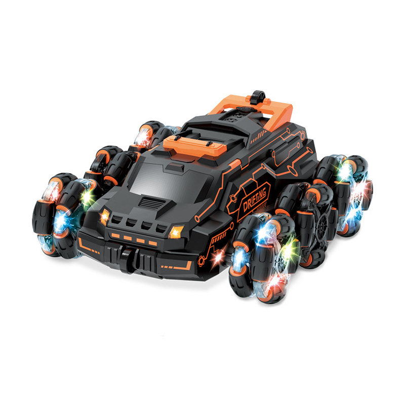 RC Stunt Car Toy Kids Gravity Hand Gesture Radio Control Toys Drifting Colorful RC Car With Music And Light